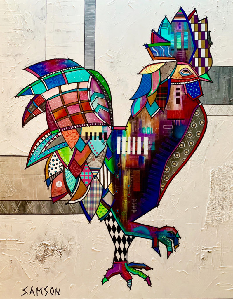 Le coq - Marc Samson Artist